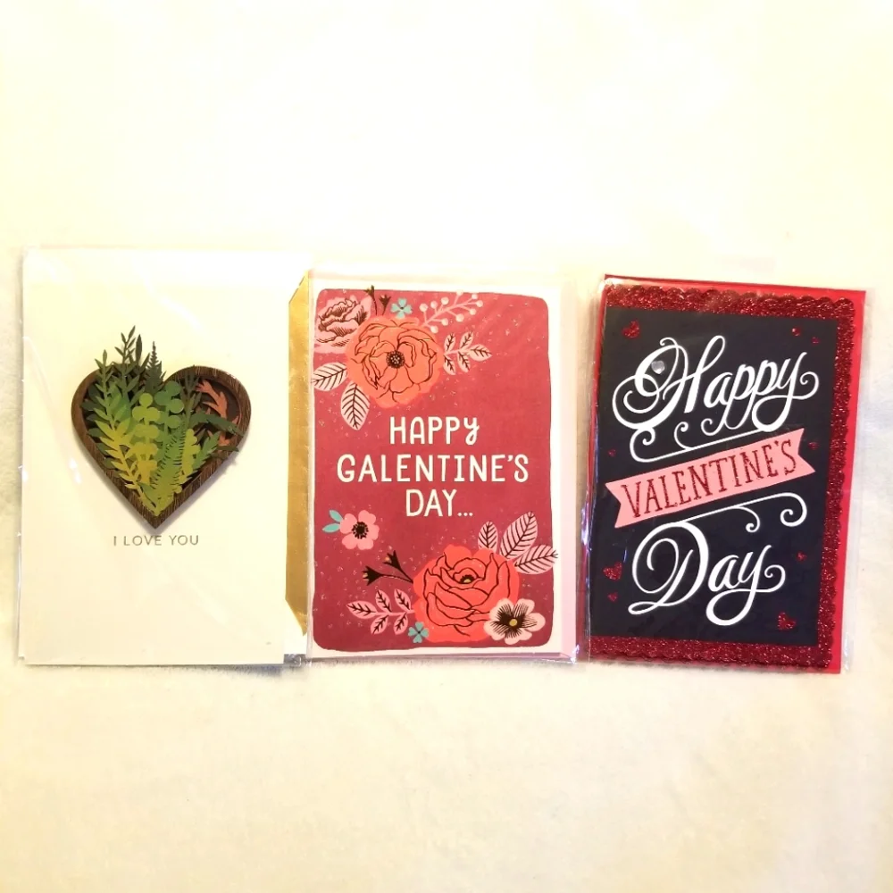Hallmark Valentine's Day Card Assortment 7 New Cards For Husband Friends Others